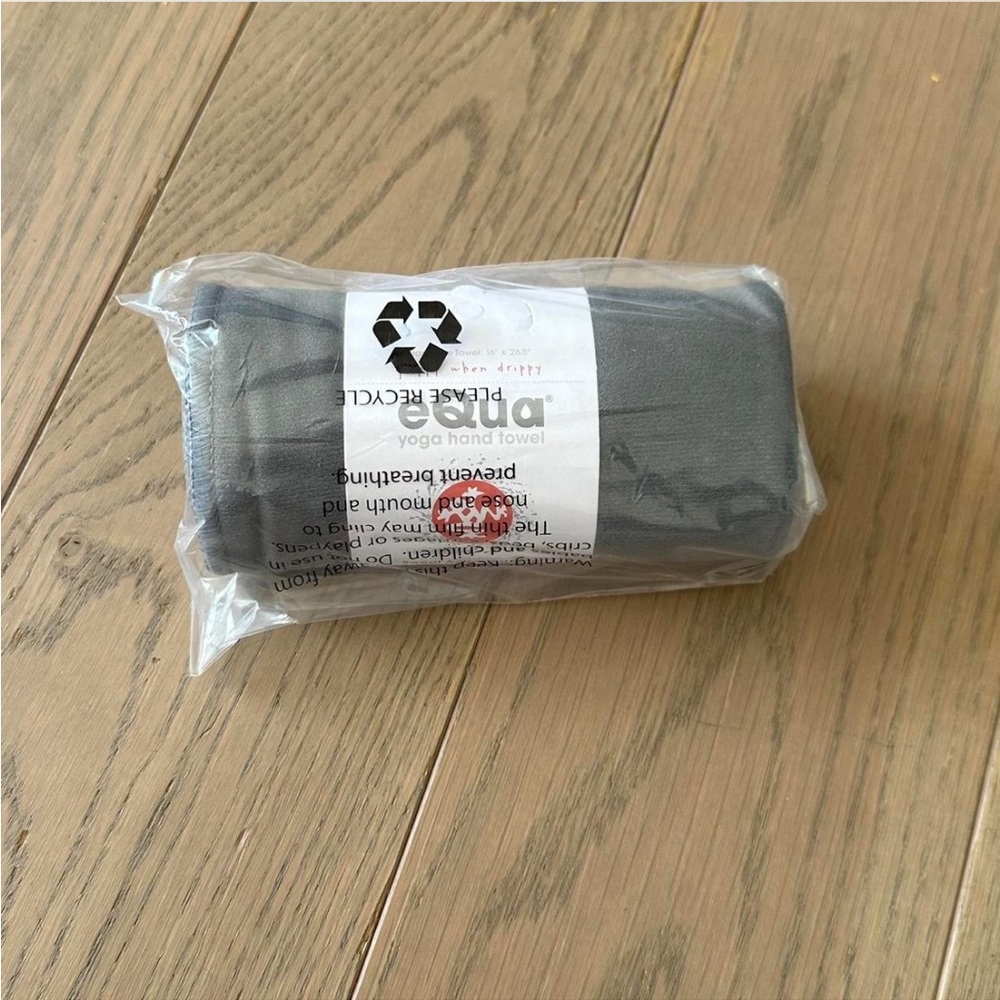 Manduka Gray Yoga Hand Towel